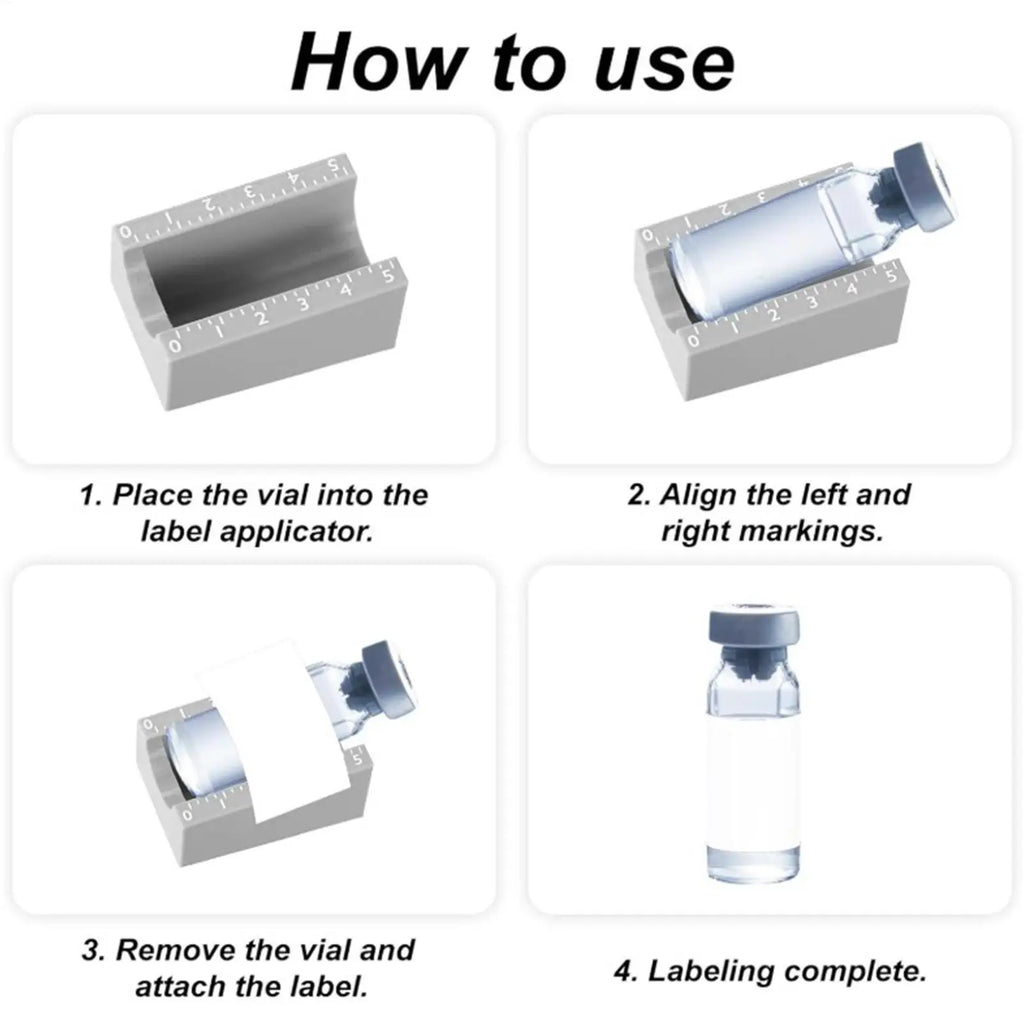 Label Applicator Vials Manual Precise Alignment Bottle Labeler Small
