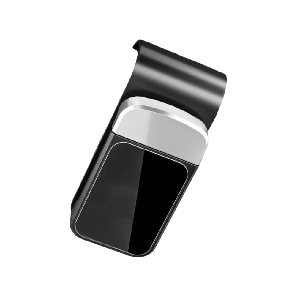 Press Switch Car Glasses Clip Stable Shock-proof Car Sunglasses Holder ABS Expansion Space Ticket Card Mount Clips Car Interior Zpaxo Style D