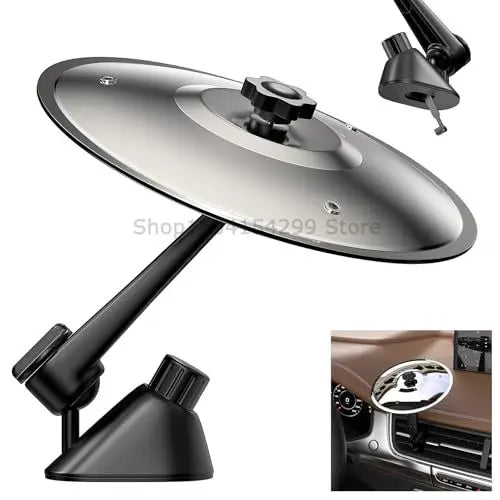 1/2PC Car Crash Cymbal Air Vent Mini Drum Car Hand-shooting Cymbals Car Drum Cymbal Air Vent Musical Instrument for Car Interior Zpaxo 1PCS Silver