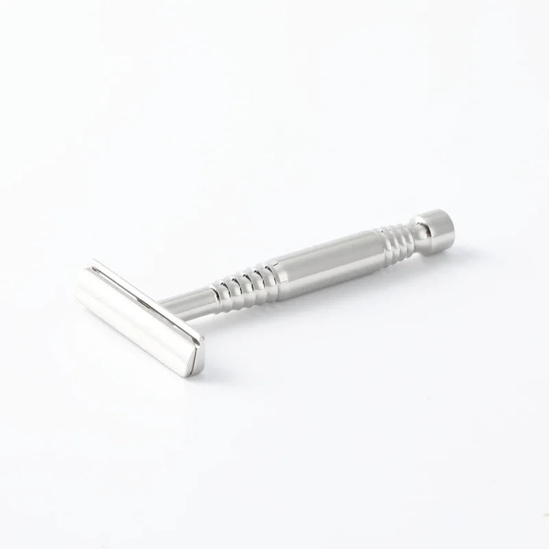 2026 Flash Sale！YAQI Romulus Polished 316 stainless Steel AC Blade Single-edged Mens Shaving Safety Razor Zpaxo