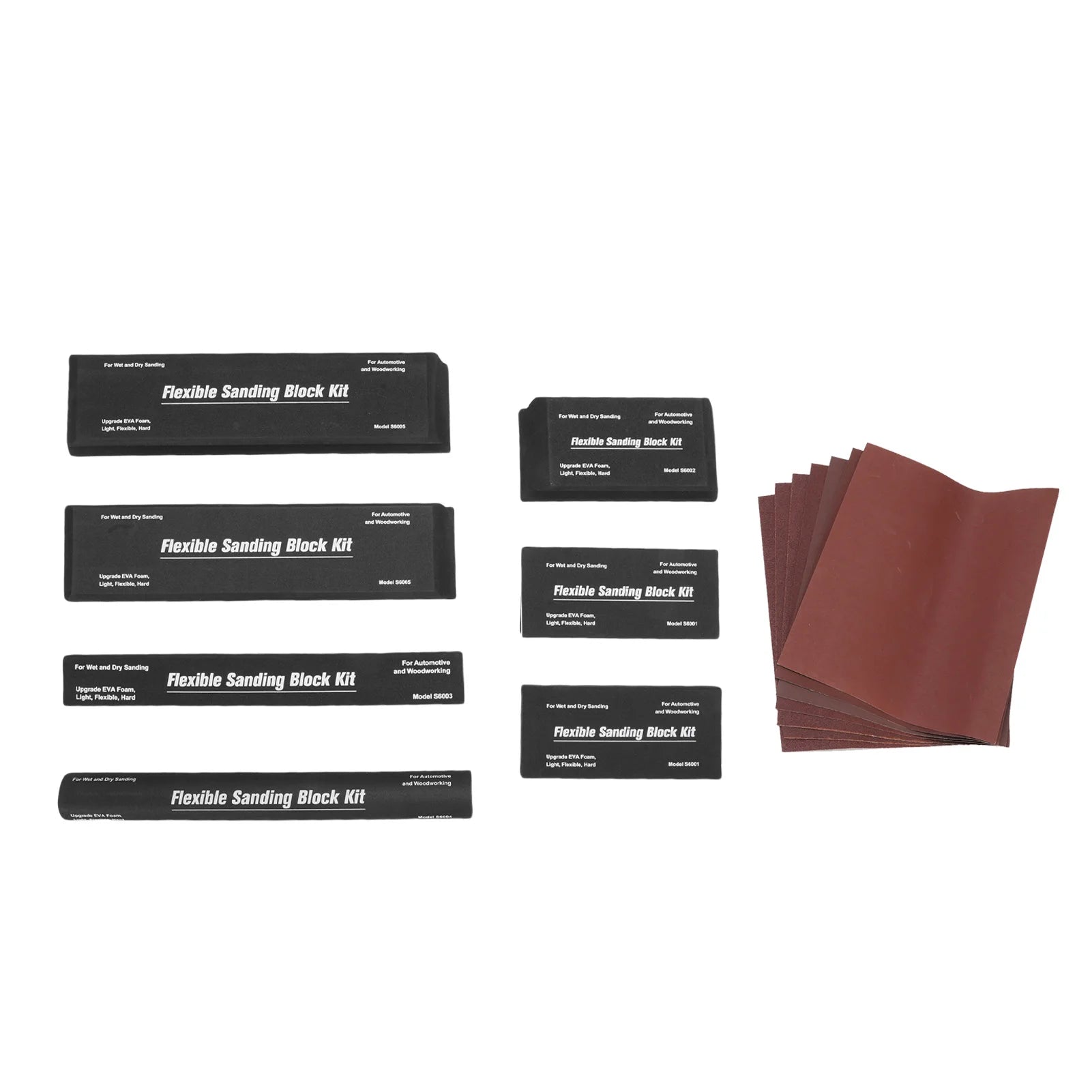 Sanding Block Papers EVA Accurate Control Comfortable Grip Flexible