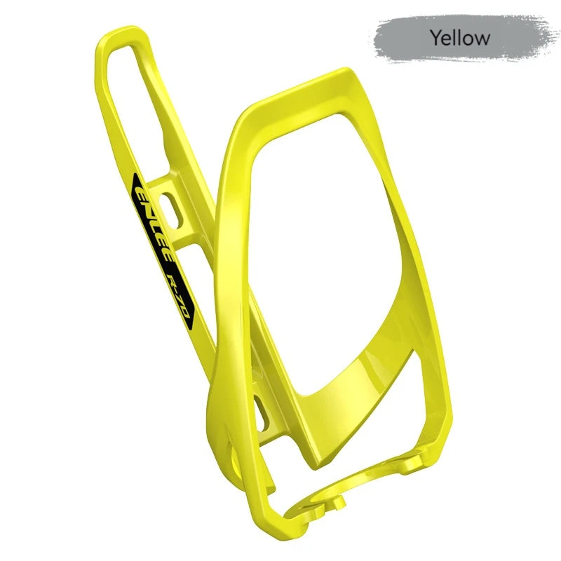 Toptrek New Multicolor Bicycle Water Bottle Holder MTB Road Bike Lightweight Flexible PC Beverage Bottle Cage Cycling Accessory Zpaxo Yellow