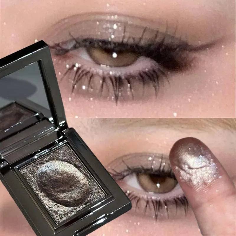 Diamond Monochrome Highlighter Eyeshadow Palette Chameleon Metallic