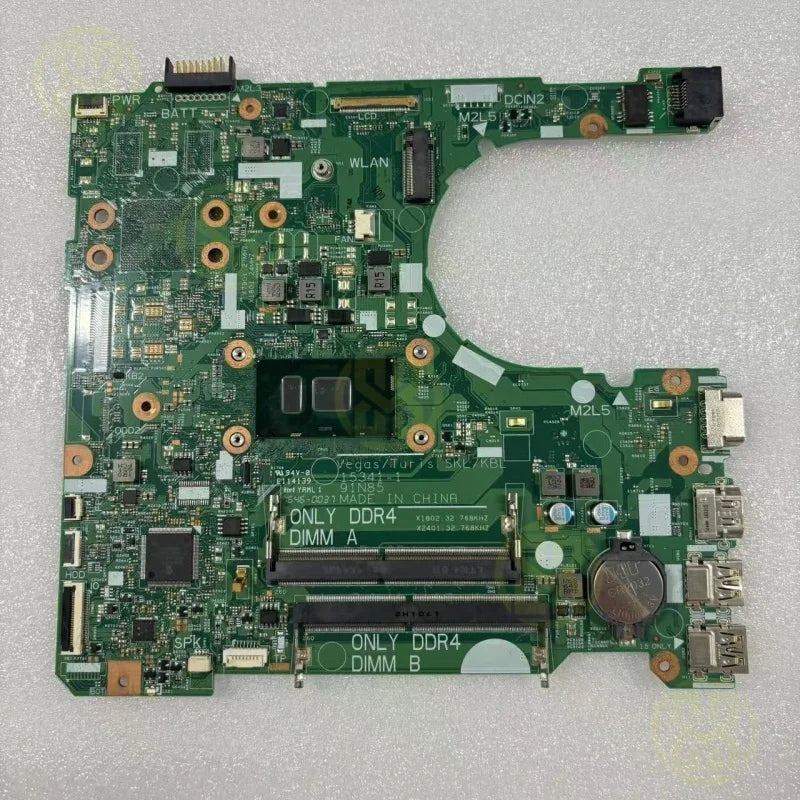 Dell Vostro 3568 Laptop Motherboard 15341-1 DDR4 3855U CN-0V9NYV V9NYV
