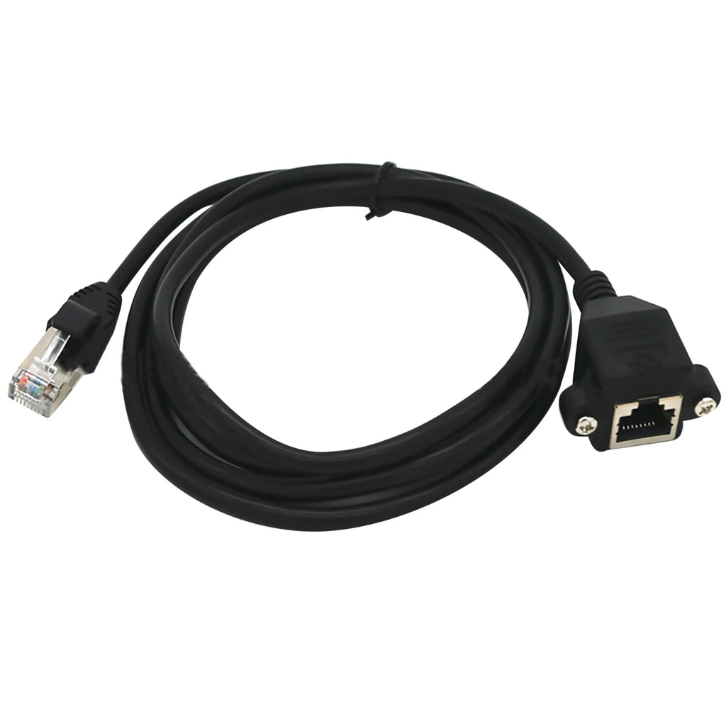 8Pin RJ45 Extension Cable Male Female Connector Ethernet LAN Network