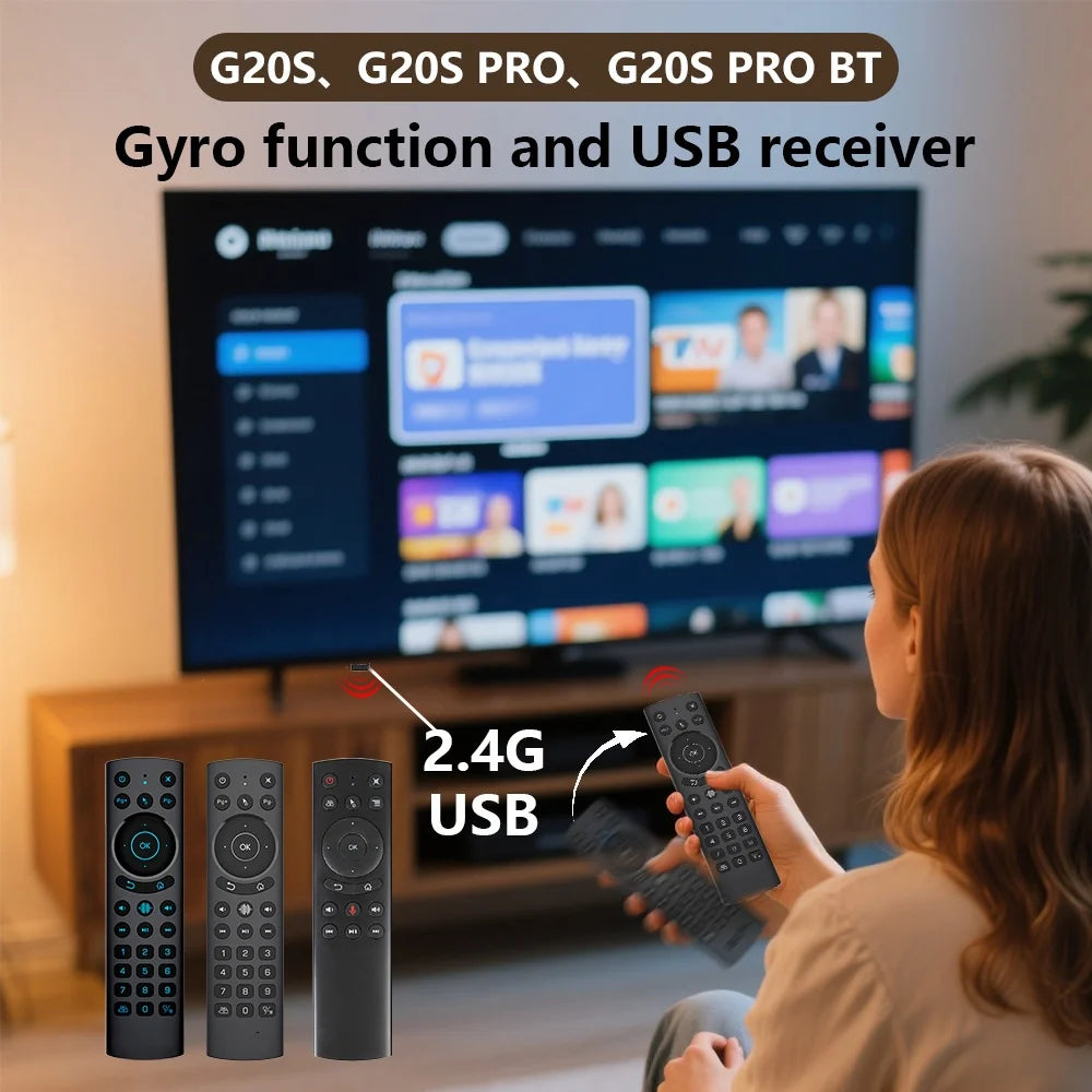 G20S Voice Remote Control G20SPro BT Wireless Air Mouse Gyroscope Zpaxo