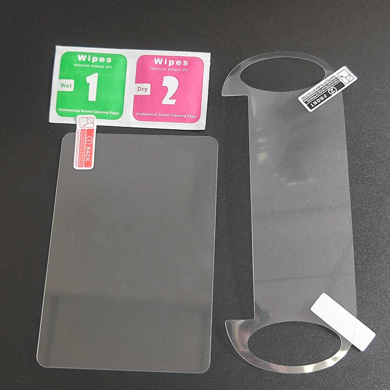 1 Set DIY Accessories Tempered Glass Clear Full HD Screen Protector Cover Front Back Film Guard For Psvita PS Vita PSV1000 Zpaxo