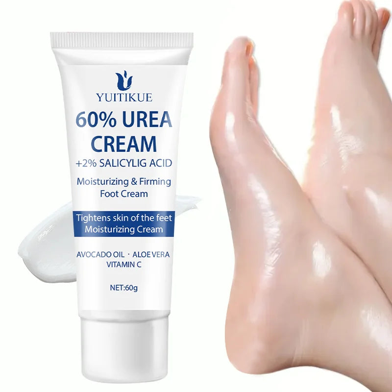 YUITIKUE 60% Urea Foot Cream – Cracked Heels & Dry Skin, 60g Foot Repair Cream Zpaxo Default Title