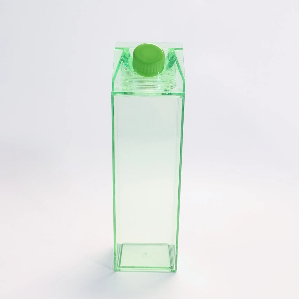 500ml BPA-Free Clear Leakproof Sport Water Bottle – 17oz Reusable Water Bottle Zpaxo Green 500ML
