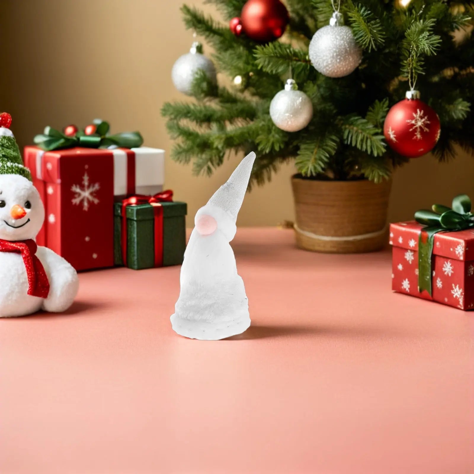 Gnomes Christmas Tree Decoration No-face Holiday Treetop Ornaments
