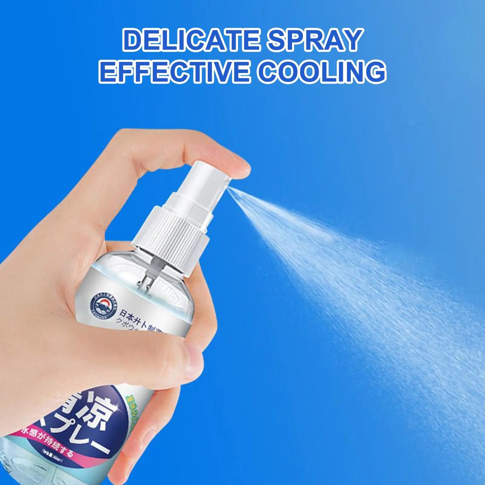 Cooling Spray Body Refreshing Cool Mist Natural Supplies Weather Heat