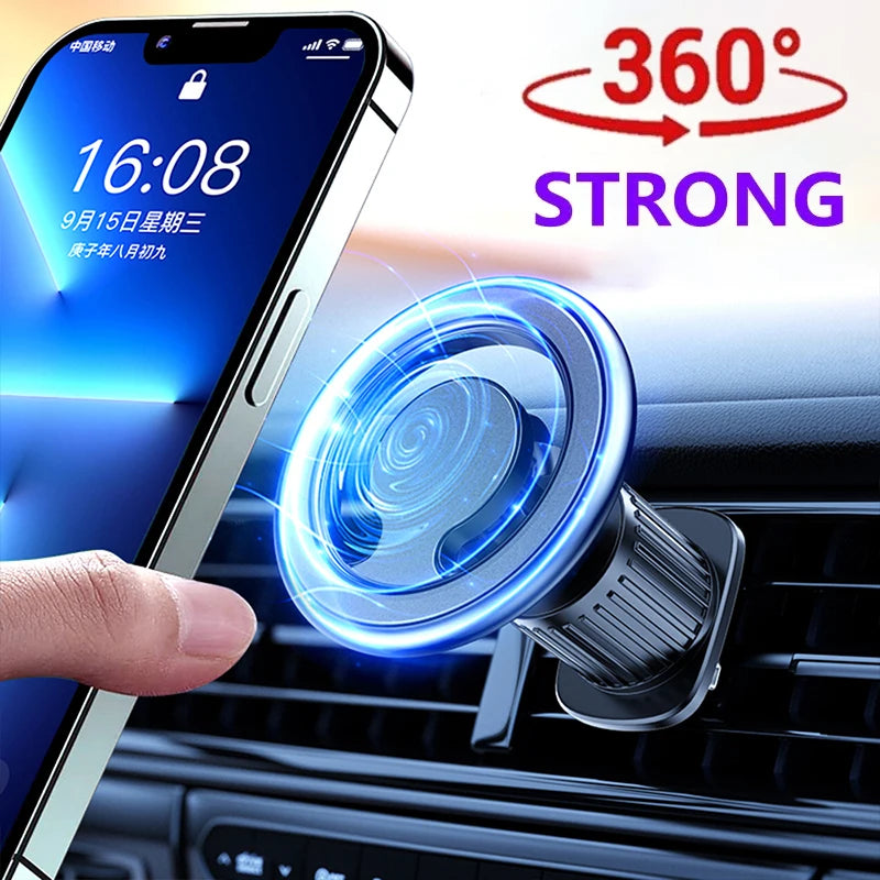 Rotatable Magnetic Car Mobile Phone Holder Magnet Bracket Mount Cell