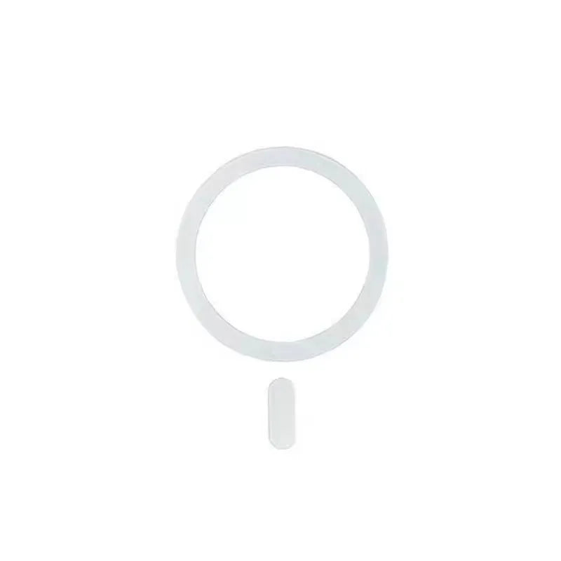 MagSafe Magnetic Metal Plate Ring – Universal Car Holder Sticker Magnetic Phone Mount Plate Zpaxo White 1pcs