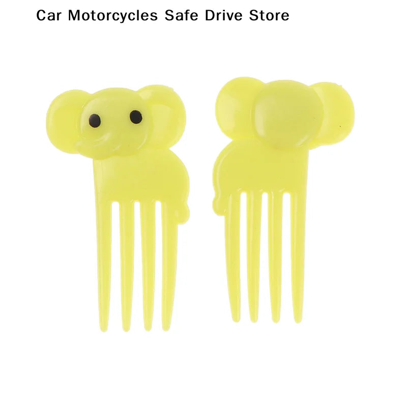 6 10 Mini Fruit Forks Children Kids Cute Snack Food Picks Toothpicks