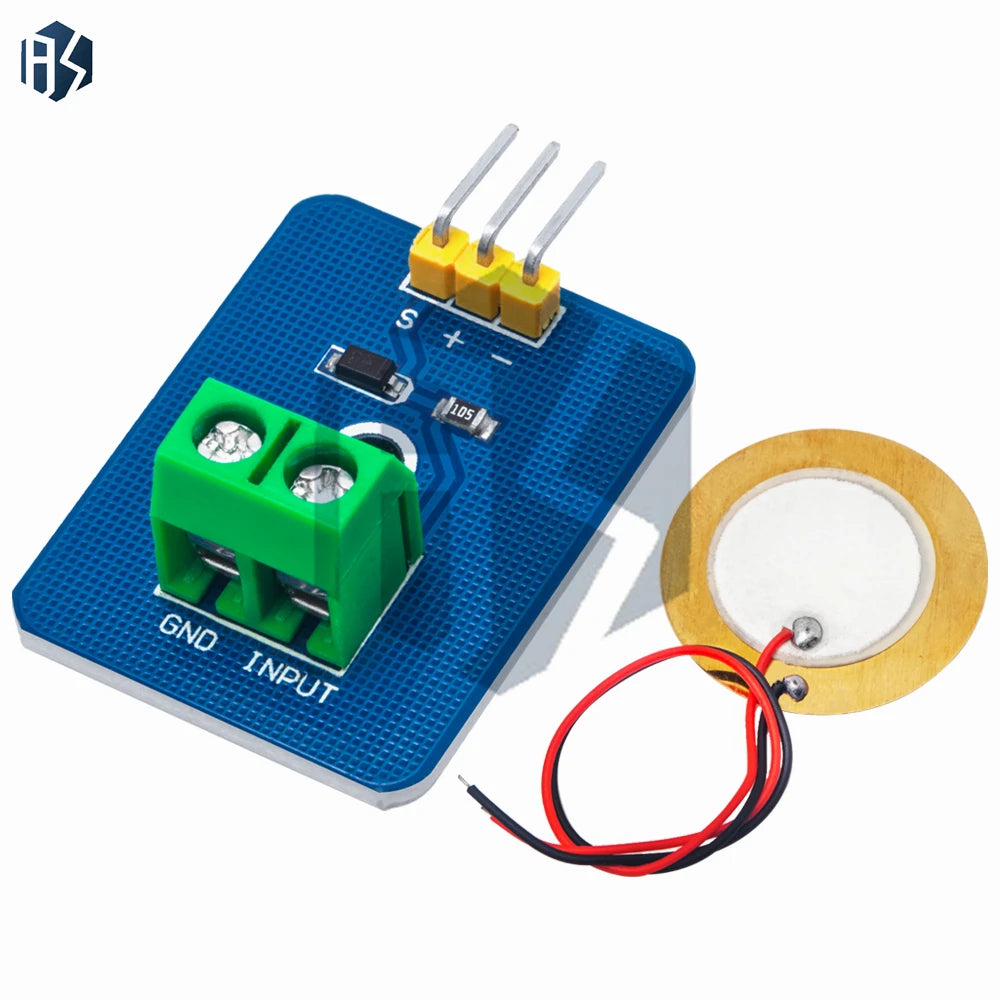 DIY 3 3V 5V Ceramic Piezo Vibration Sensor Module Analog Controller Zpaxo