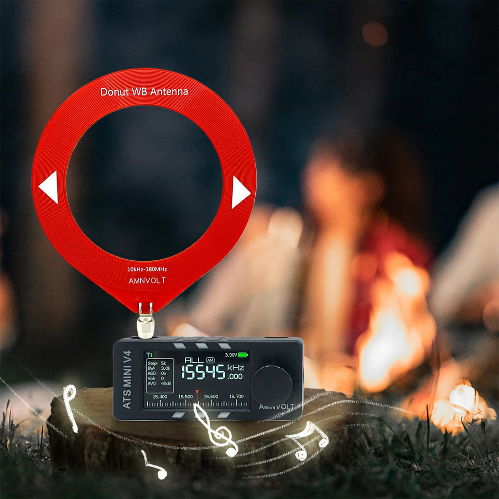 Portable AM FM Radio Receiver Headphone Amplifier LSB USB Transistor