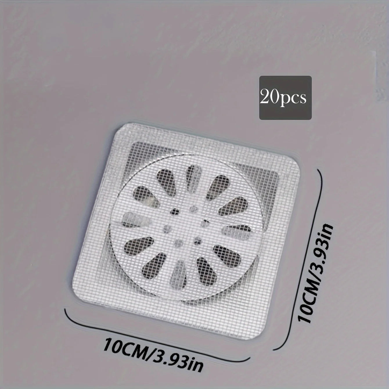 Disposable Hair Drain Catcher Mesh Anti-blocking Filter Floor Drains Sticker Shower Cover Kitchen Bathroom Sink Strainer Stopper Zpaxo 20pcs