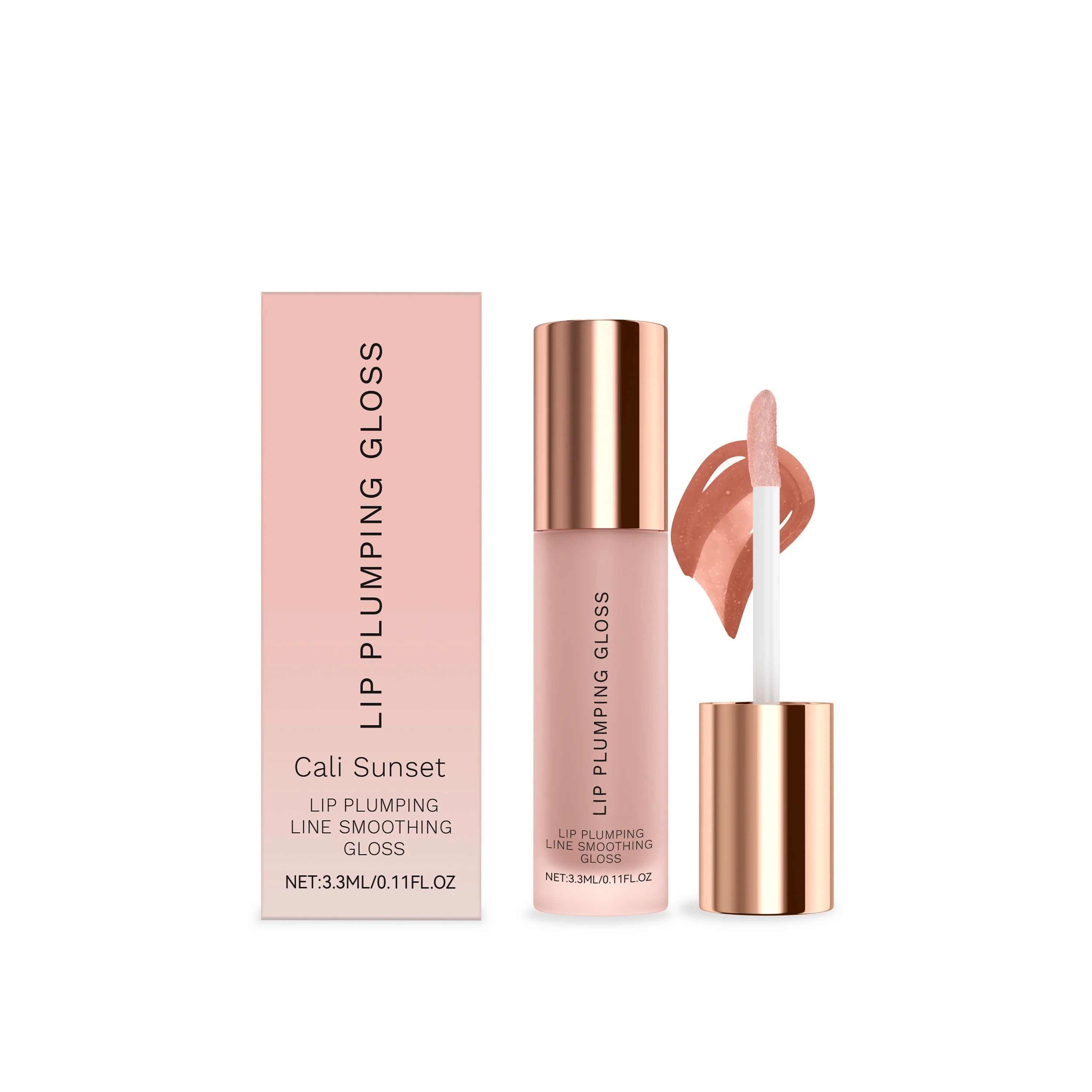 Water Light Lip Gloss – Hydrating Plumping Gloss Multi-Color Lip Plumping Gloss Zpaxo Cali Sunset