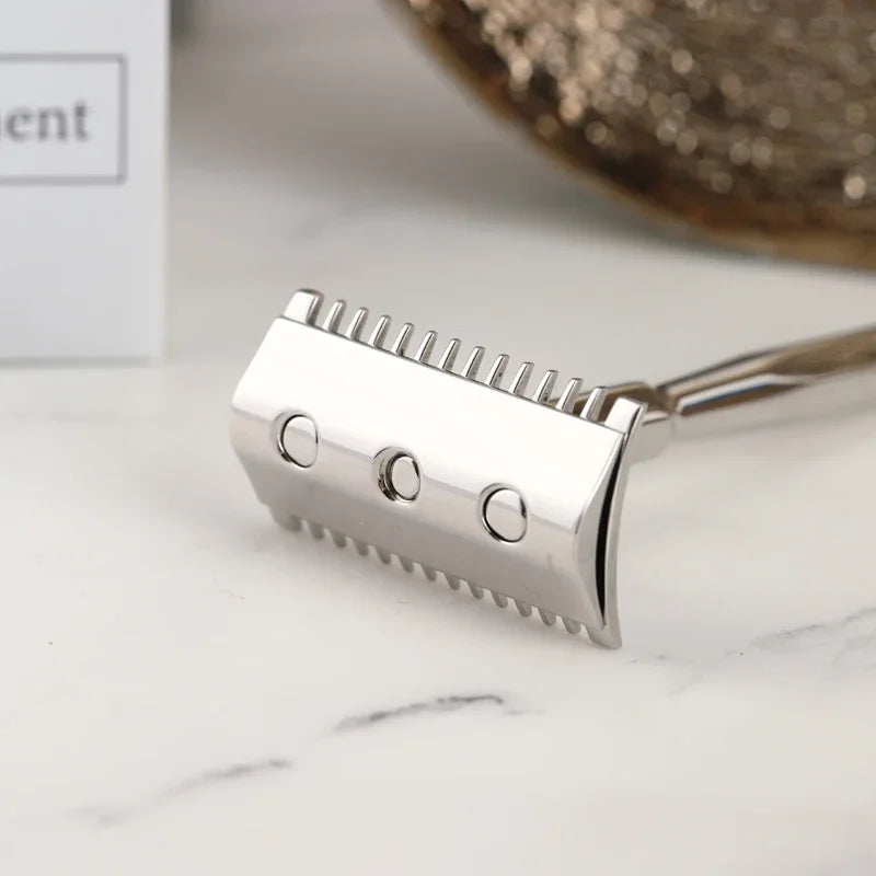 Yaqi Pagoda Mirabilis Stainless Steel Safety Razor for Men Safety Razor Zpaxo
