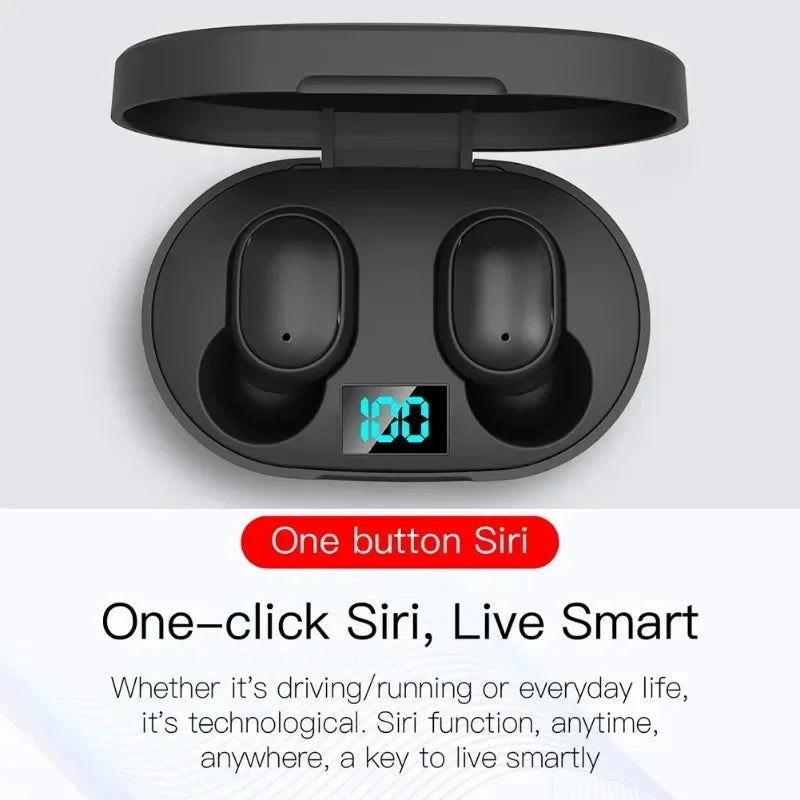 TWS E6S Wireless Earphones Bluetooth 5 0 Headphones Waterproof Zpaxo