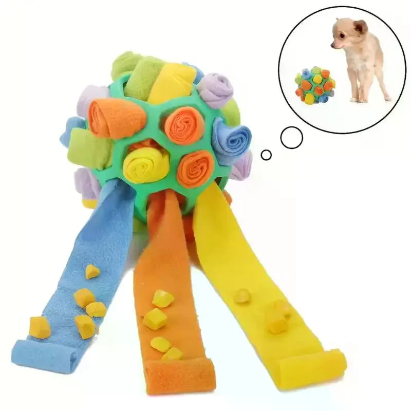 Small Dogs Dog Sniffing Ball Toy Puzzle Hidden Food Educational Zpaxo