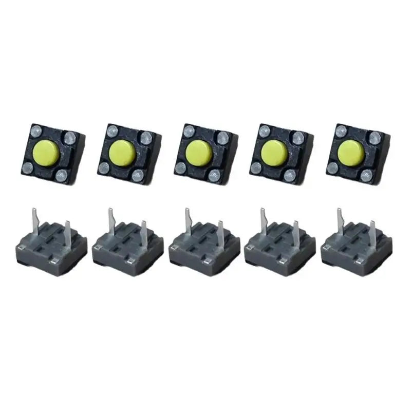 652F 10Pieces Mouse Mute Microswitch 6x6x4 Rectangle Microswitches Zpaxo