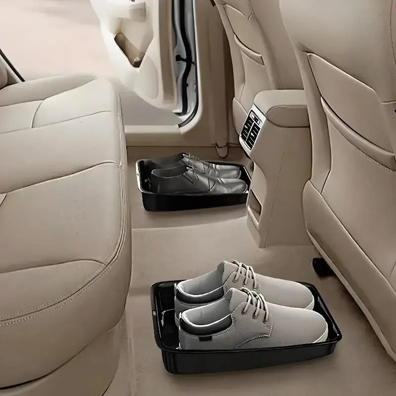 Car Under-Seat Shoe Storage Tray – Vehicle Organizer Box