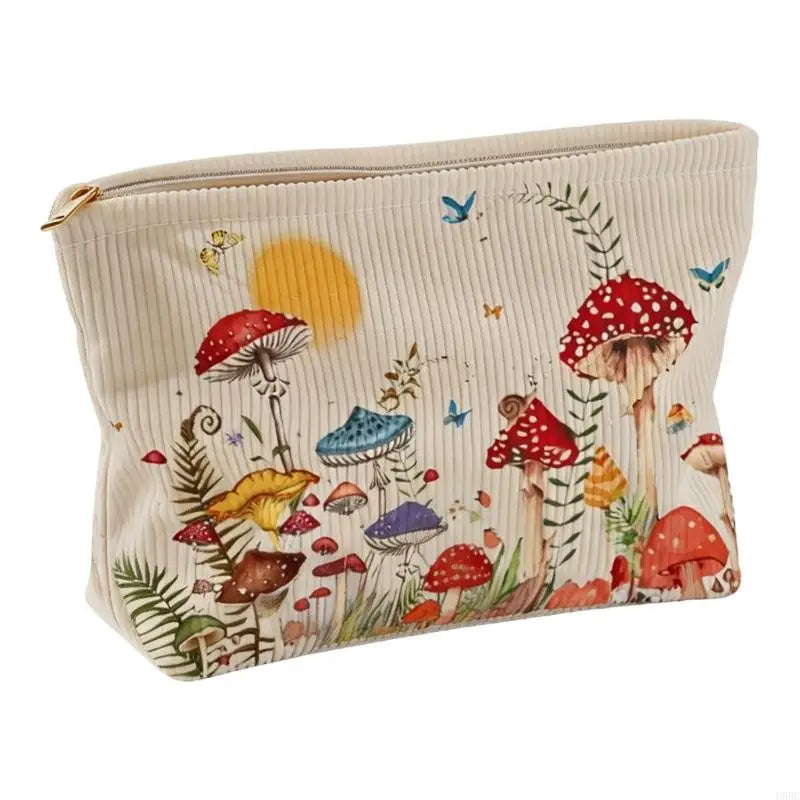 Lovely Moon Mushroom Designs Corduroy Carry All Daily Organization Zpaxo C CN