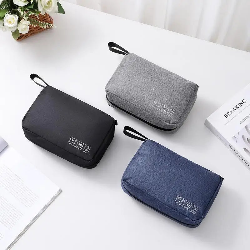 Hanging Travel Toiletry Bag – Wet & Dry Separation Organizer