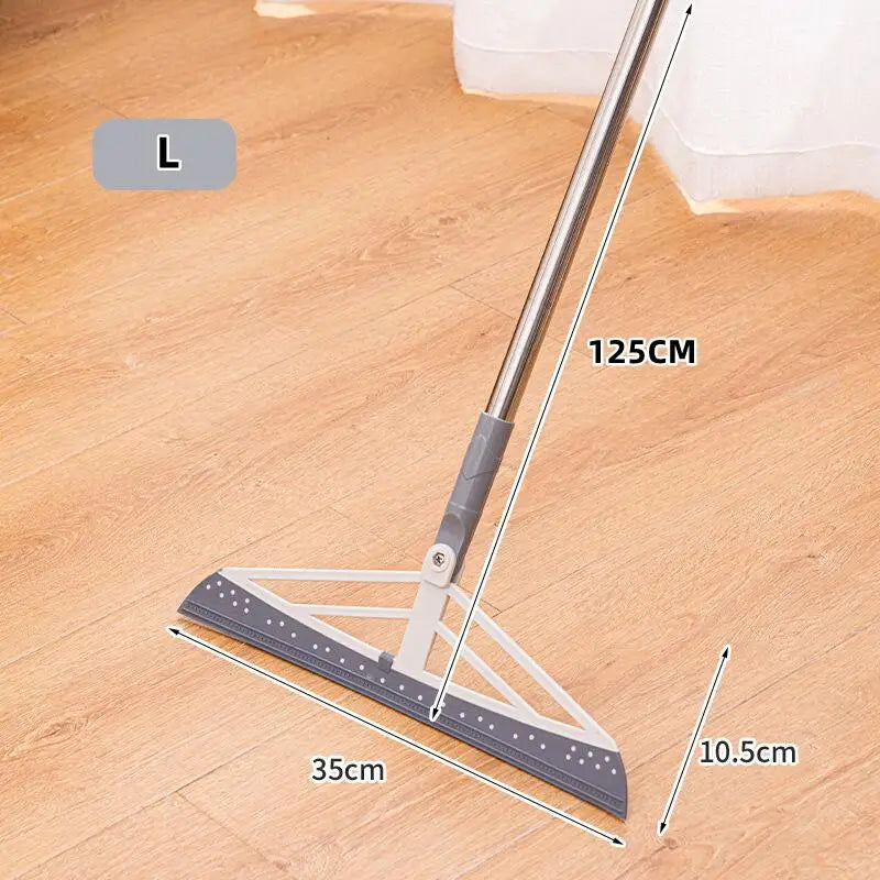 180° Rotatable Rubber Broom – Silicone Floor Squeegee Mop Rubber Floor Broom Zpaxo Magic Rubber Broom L