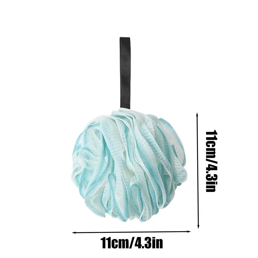 Loofah Mesh Bath Sponge – Rich Lather Shower Scrubber Loofah Bath Sponge Zpaxo Blue 1PC