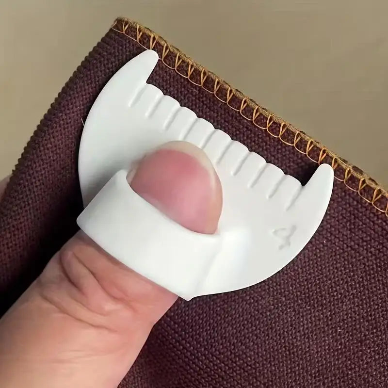 6-Piece Plastic Edge Sewing Locks, 4mm/3mm Spacing, Ergonomic for Beginners/Seniors Zpaxo