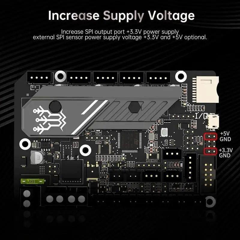 652F BIGTREETECH-SKR Mini E3 V3 0 Motherboard TMC2209 UART VS SKR 3D Zpaxo
