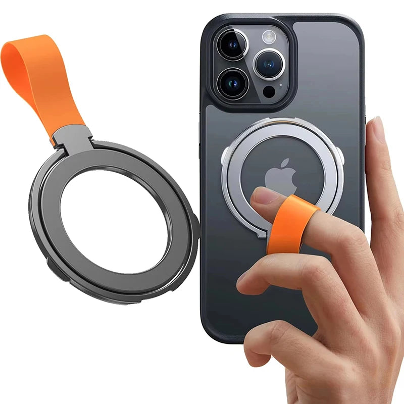 Magnetic Phone Holder 360 Degrees Rotation Stand For iPhone 16 15 14 13 Pro Max Apple MagSafe Phone Magnetic Finger Ring Holder Zpaxo