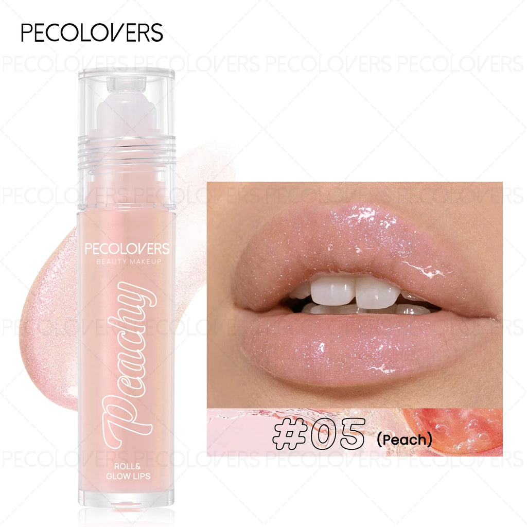1PC Fruity Moisturizing Jelly Lip Oil - Roll-on Design, Long-lasting Shine and Natural Finish, Mild Formula,Prevents Dry Lips Zpaxo 05