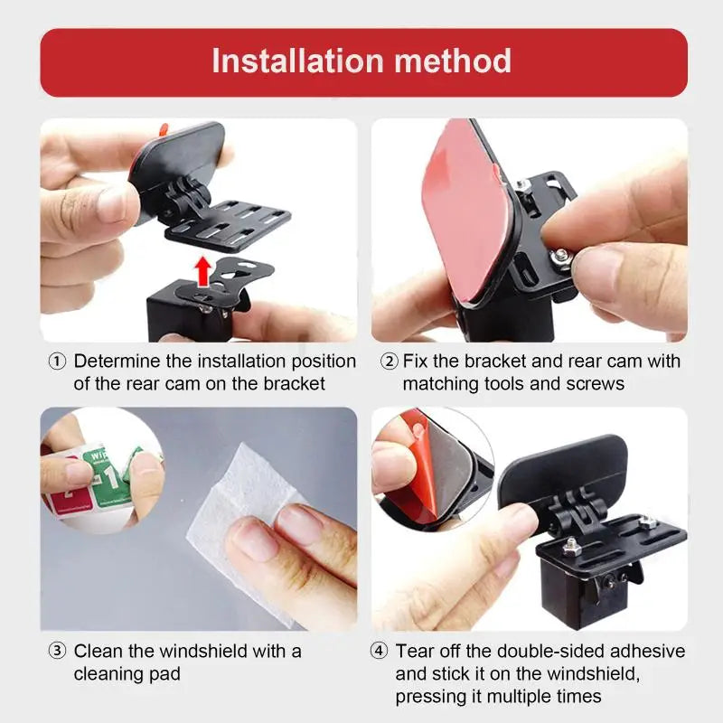 Universal Rear Camera Mounting Bracket Dash Cam Mirror Backup Mount