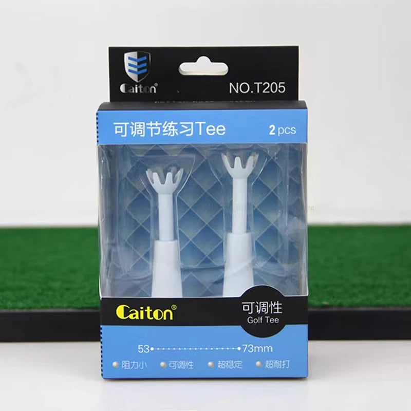 Adjustable Height Plastic Golf Tees – Durable Practice Set