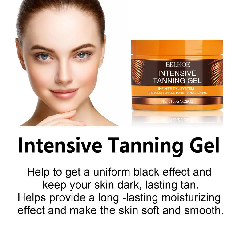 Eelhoe Self Tanning Gel – Bronzer & Tanning Booster 150g Self Tanning Gel Zpaxo