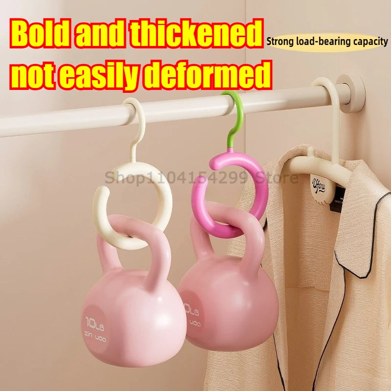 Hat Storage Clothes Hanger Invisible Luxury Multi-Function Hook Home Use New 2025 Plastic Coat Hanger Nordic Sle Adult Closet Zpaxo
