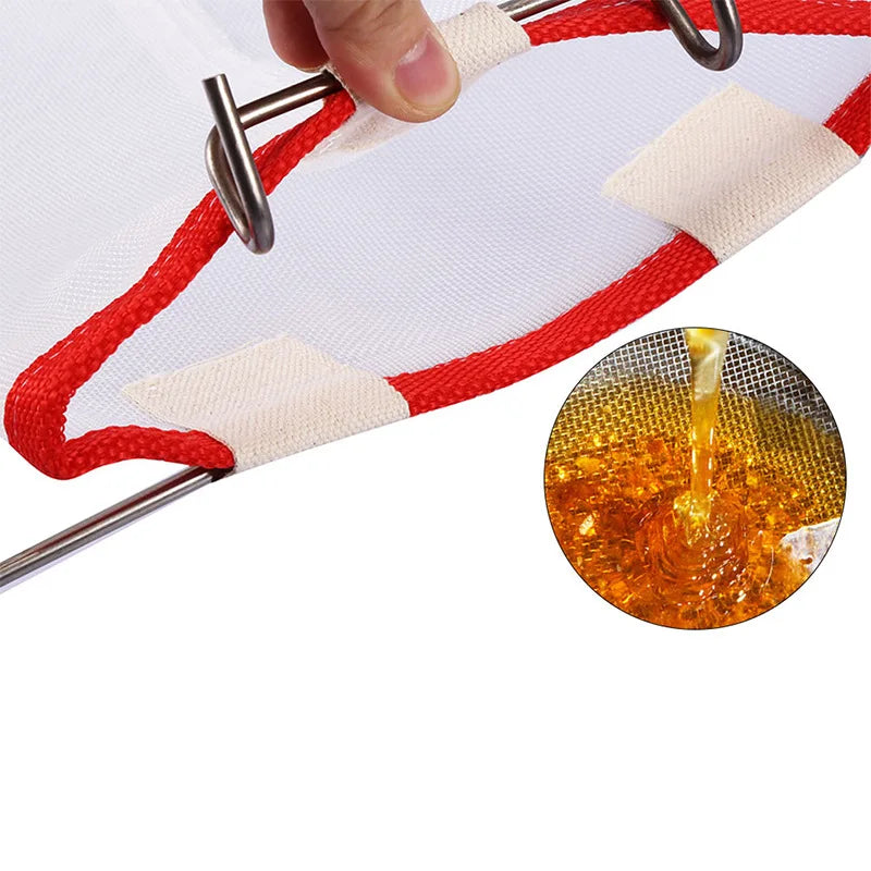 Square Filter Mesh Cloth Honey Beekeeping Supplies Strainer Nylon Bag