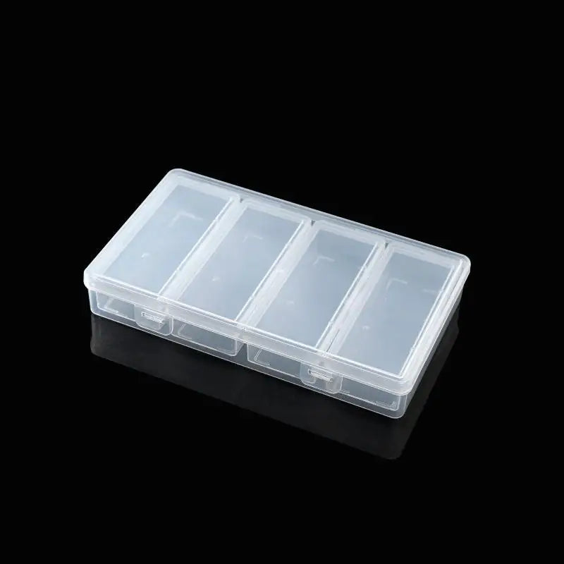 CM4 Adjustable Dividers Clear Plastic Storage Organizer Box Craft