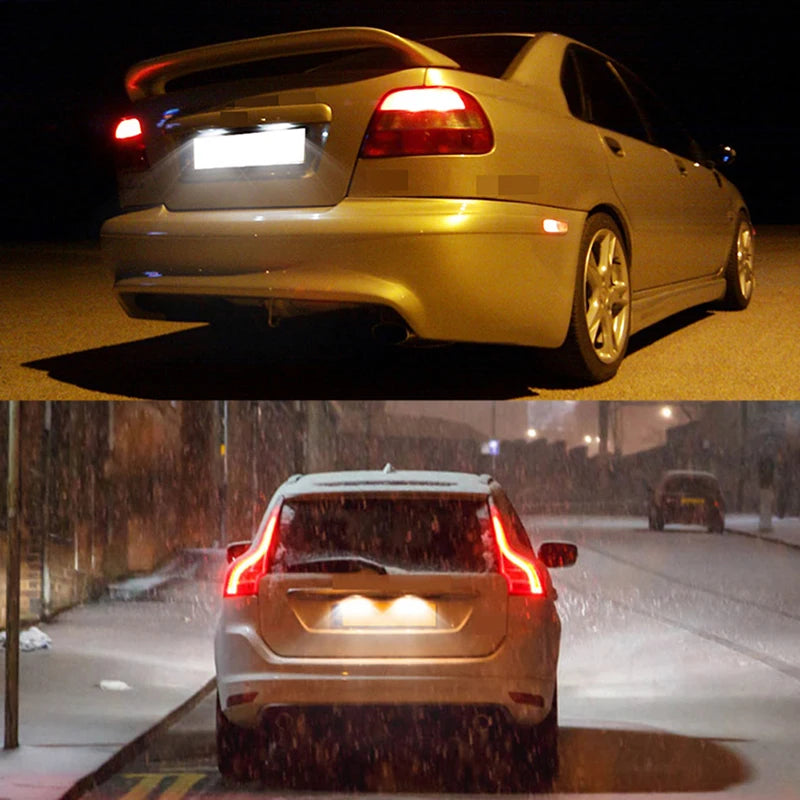 LED Car License Plate Light 12V White Volvo S40 S60 S80 XC70 XC60 C70