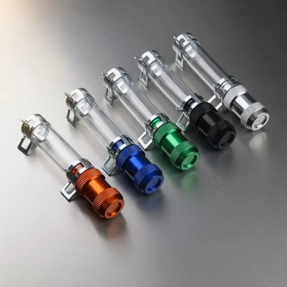 Stylish Alloy Air Filter Drain Plug Silicone Tube Aluminum Head Zpaxo
