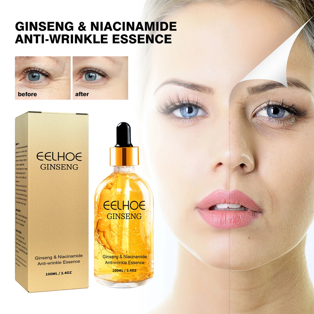 Ginseng Anti-Wrinkle Serum – Hyaluronic Acid & Niacinamide Anti-Aging Face Serum Zpaxo