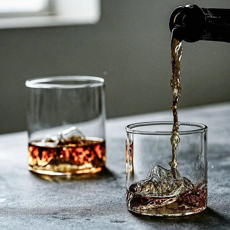 Crystal Whiskey Glass Set – Cognac, Cocktail & Ice Wine Glasses Whiskey Glass Set Zpaxo