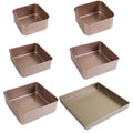 Rectangle Bread Pan Loaf Tin Roasting Easily Cleaning Heavy Duty Baking Deep Rectangular Baking Pan Nonstick Bakeware Zpaxo 8 inch