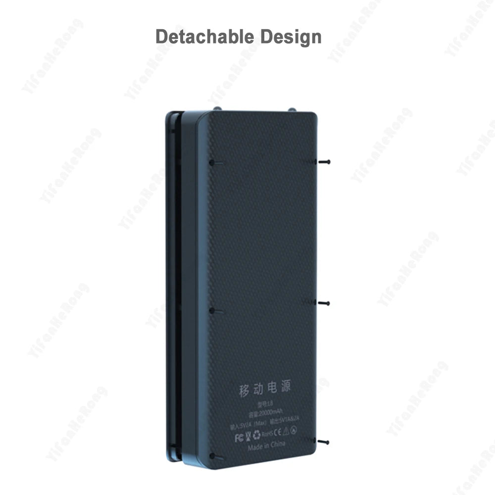 DIY Shell 8*18650 Battery Holder Power Bank Case Dual USB Mobile Phone Charger TypeC 18650 Battery Storage Box For Iphone Xiaomi Zpaxo