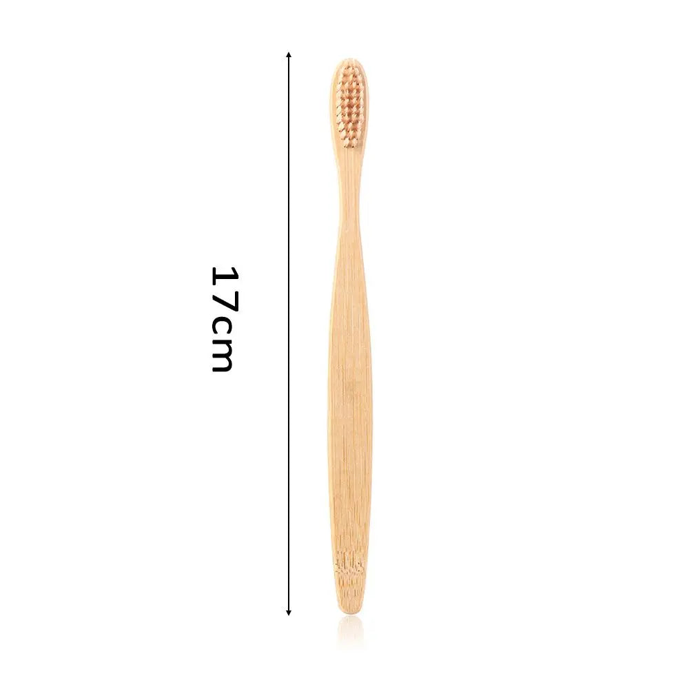 Adult Oral Care Wooden Bamboo Toothbrush Teeth Brush Soft Fibre Hair Zpaxo