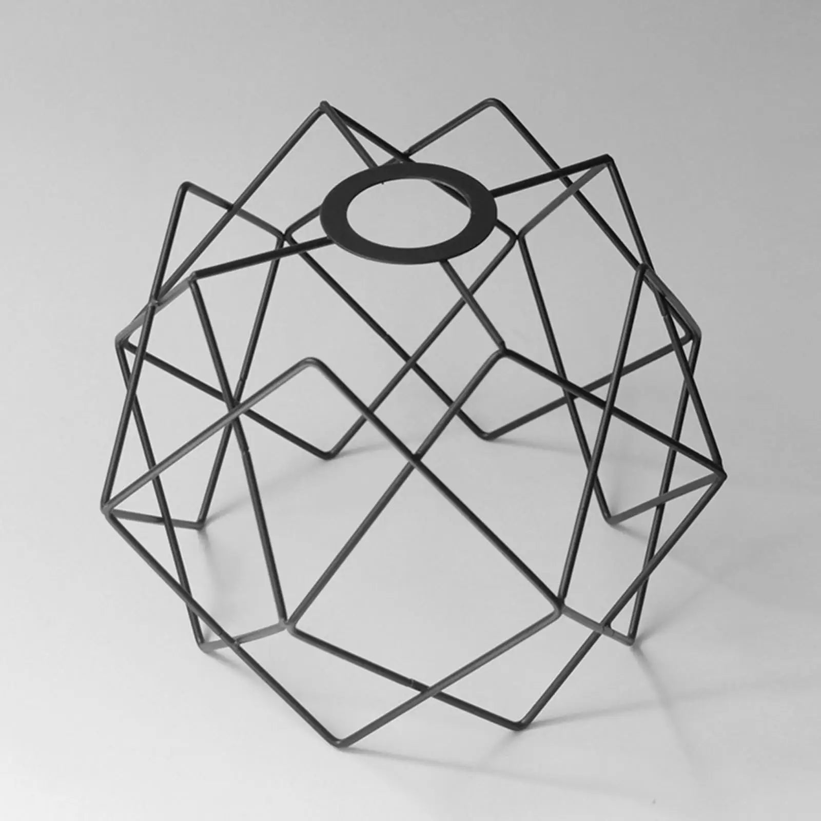 Metal Wire Cage Lampshade Lightweight Modern Basket Durable Pendant Zpaxo