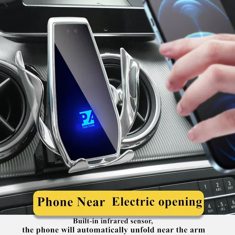 2015-2019 For Mercedes Benz GLA X156 Phone Holder Wireless Charger GLA200 GLA250 Car Mount Navigation Bracket GPS Support Zpaxo